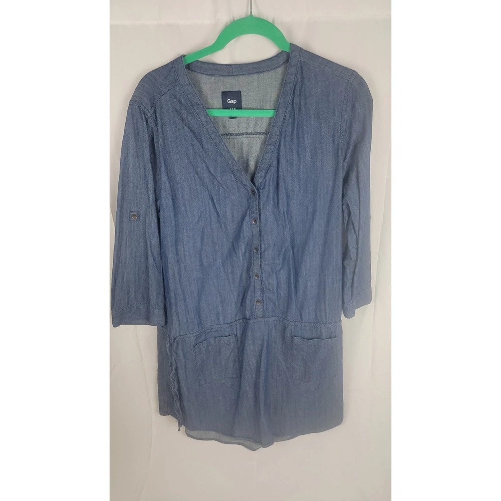 Gap Women's Denim Dress - Size Large
